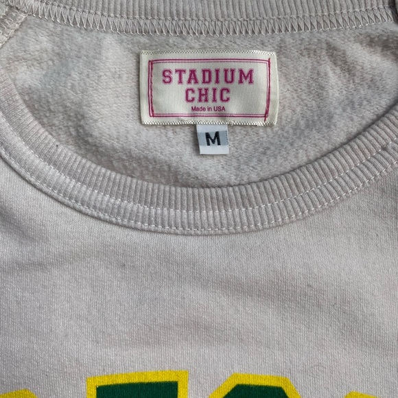 Stadium Chic Women’s Oregon Ducks Crewneck Sweater - Picture 4 of 6